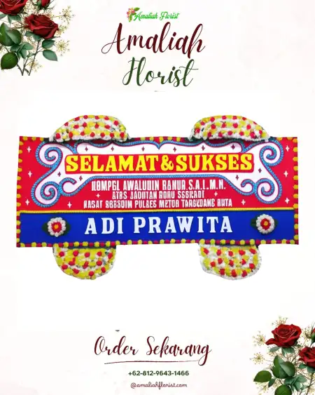 Papan Bunga Ucapan Selamat Koto Keras